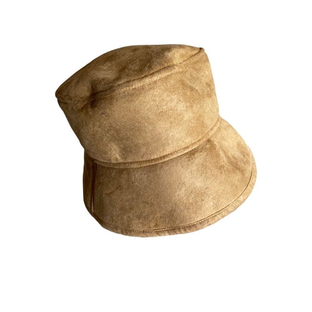 Betmar Faux Suede Camel Bucket‎ Hat  One Size